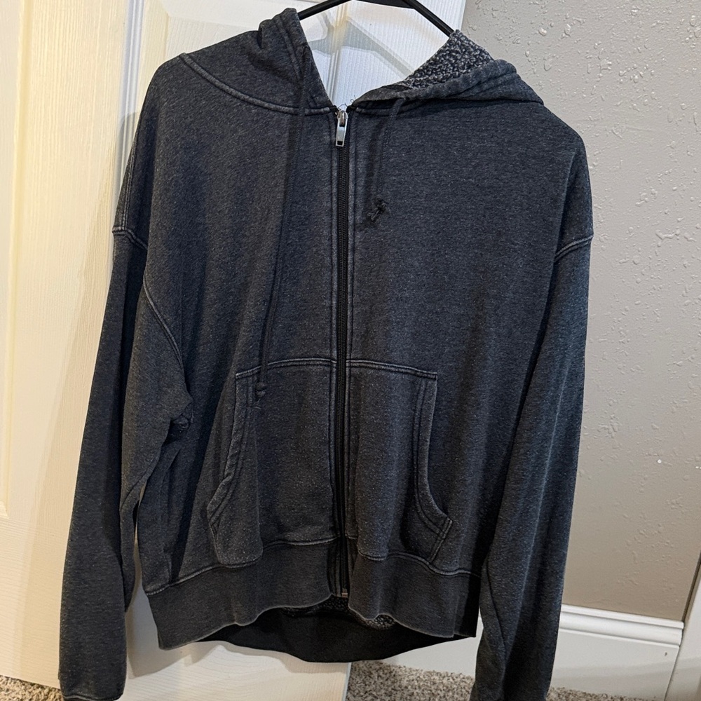Double Zero Charcoal Gray Hoodie